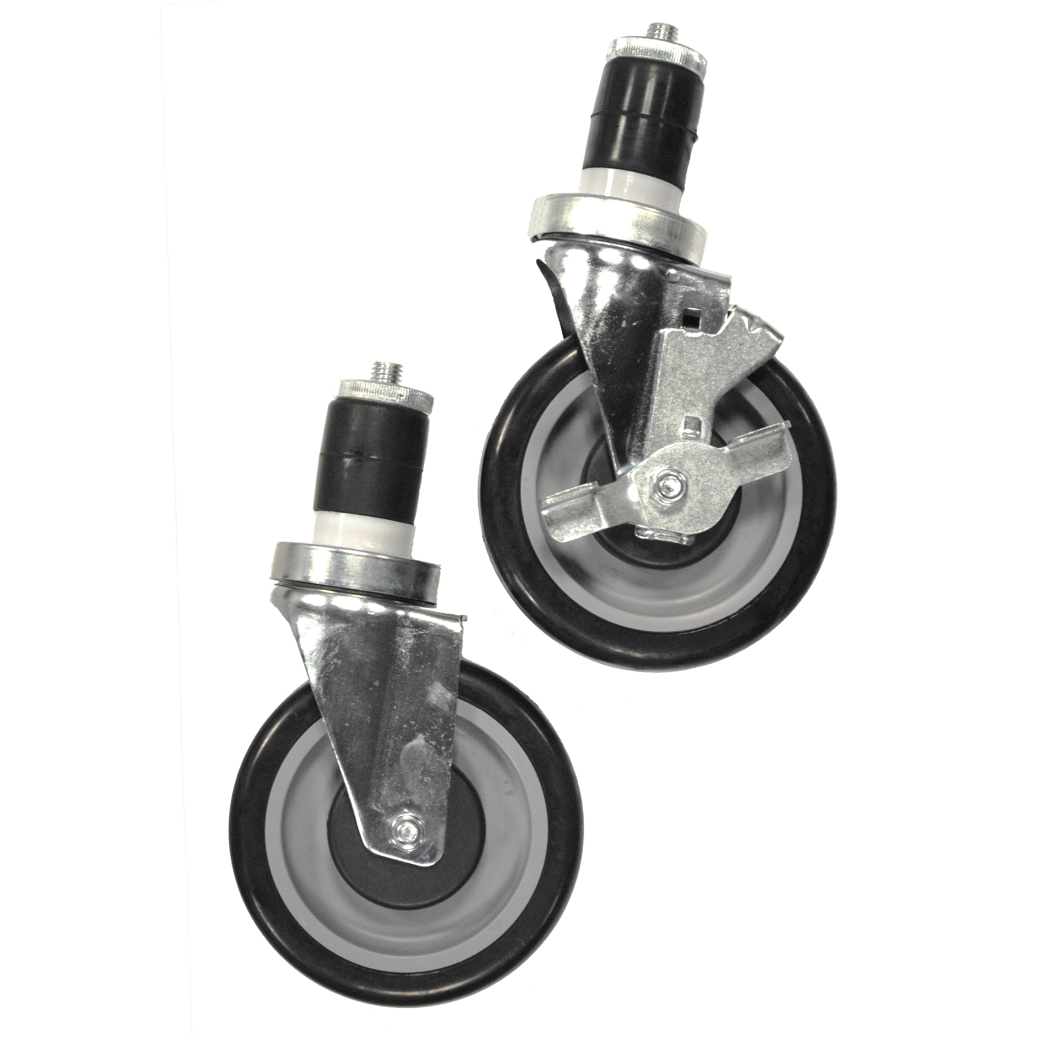 Casters - 5" Wheel 1 5/8" Insert