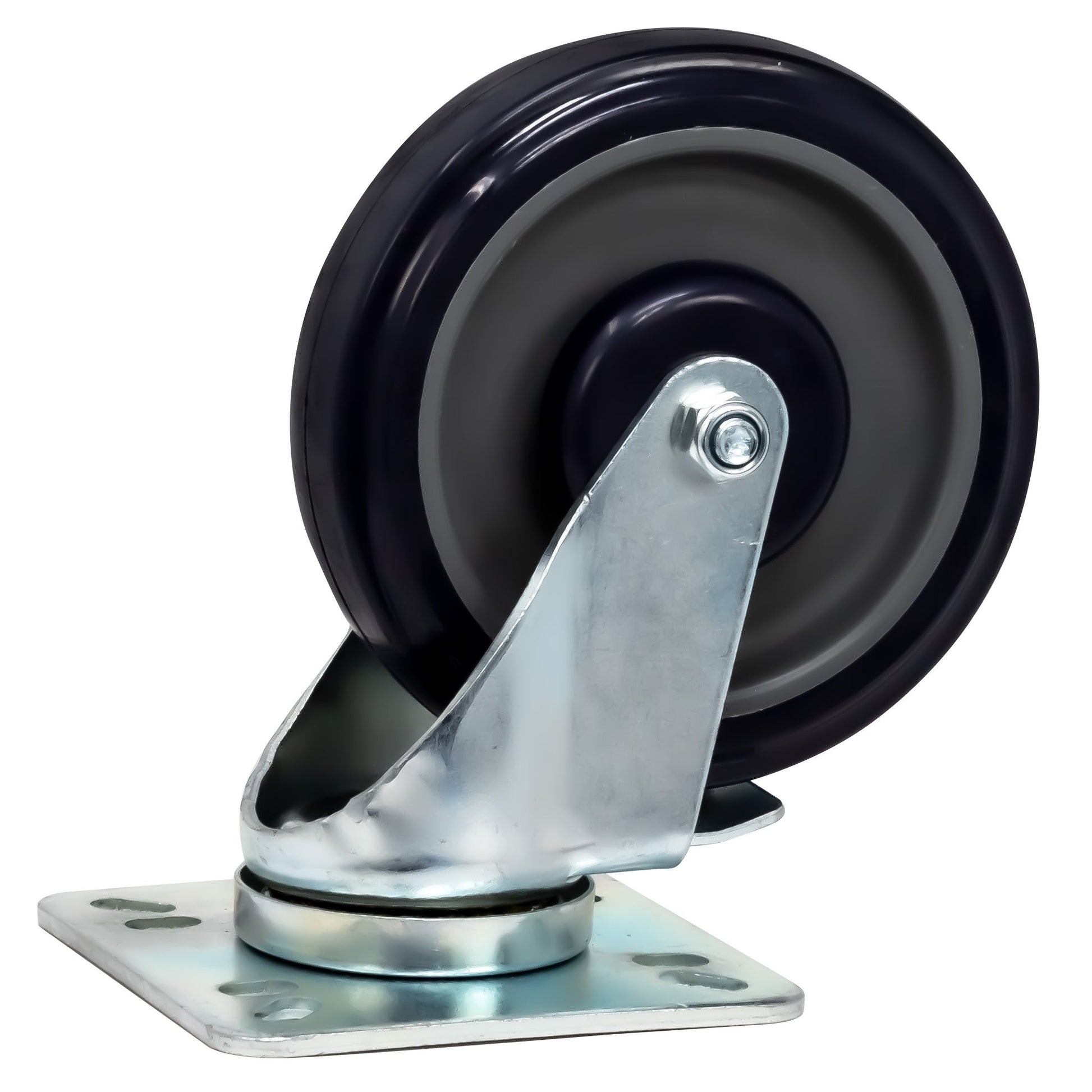 Casters - 5" Wheel 4" Plate with Brake for SGR