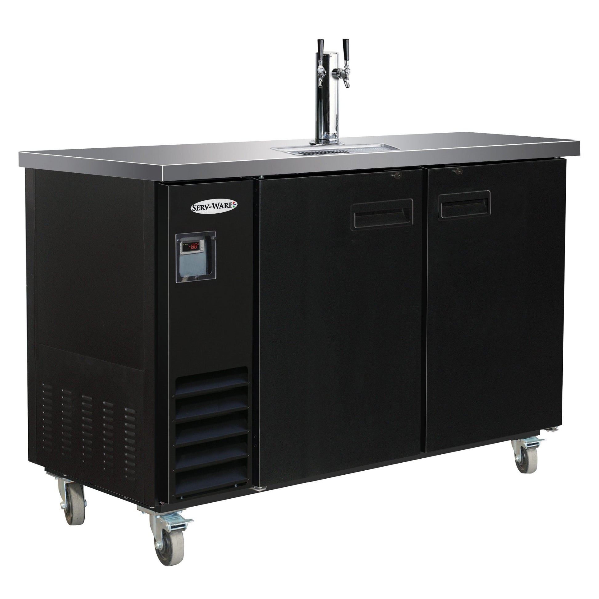 49" Beer Dispenser - 1 Tower, 2 Faucets