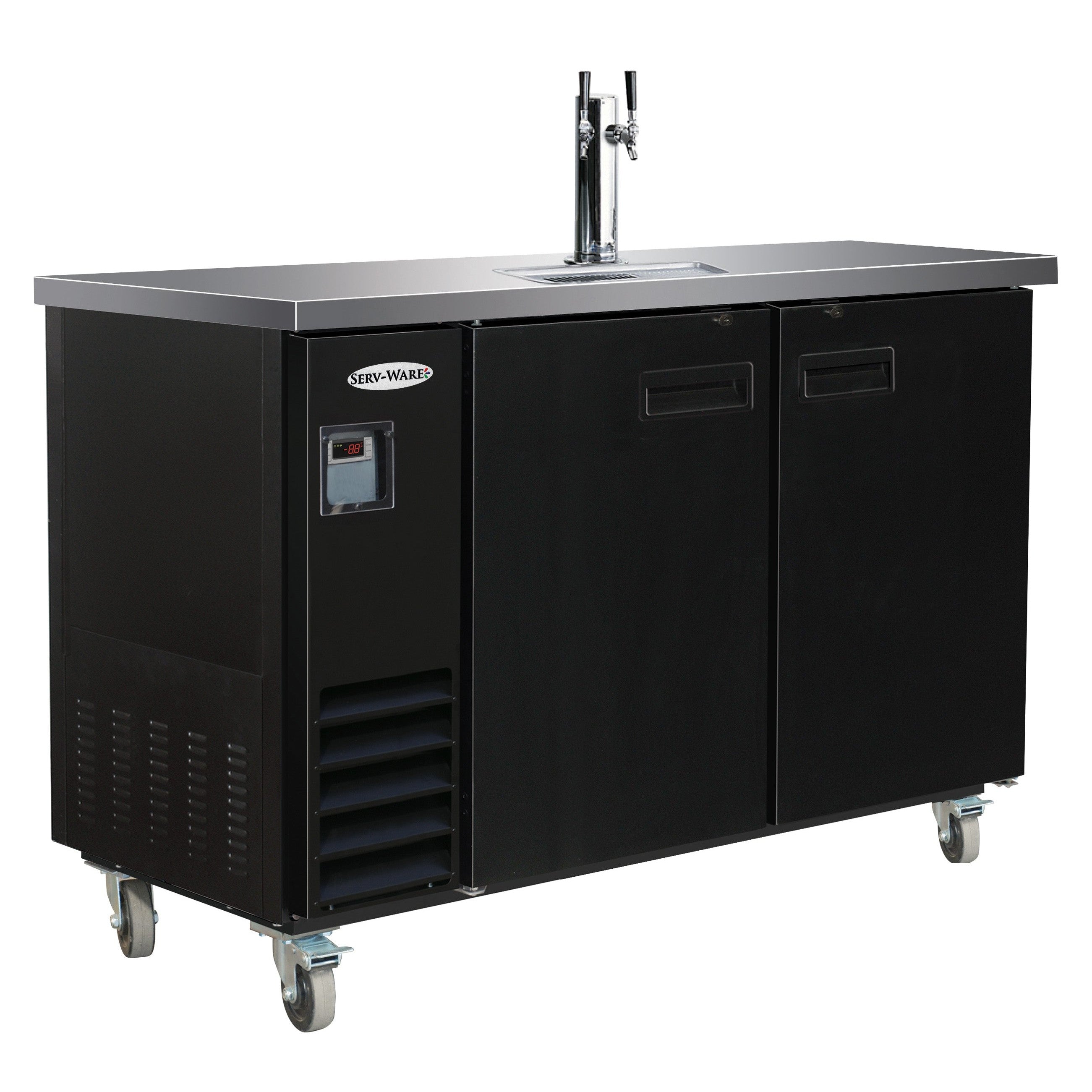 49" Beer Dispenser - 1 Tower, 2 Faucets