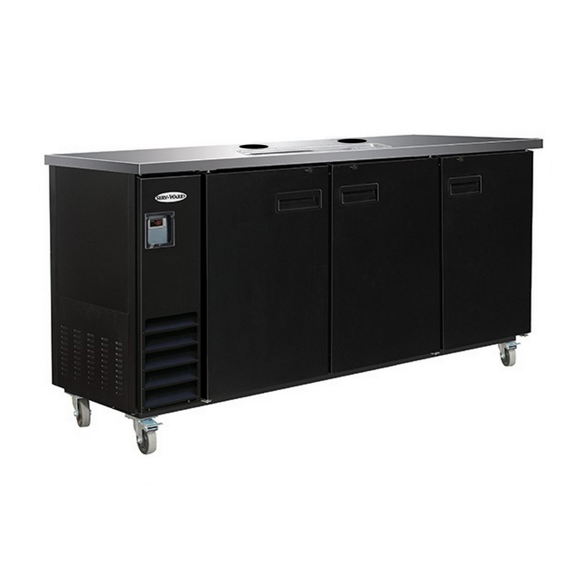73" Beer Dispenser - 2 Towers, 4 Faucets