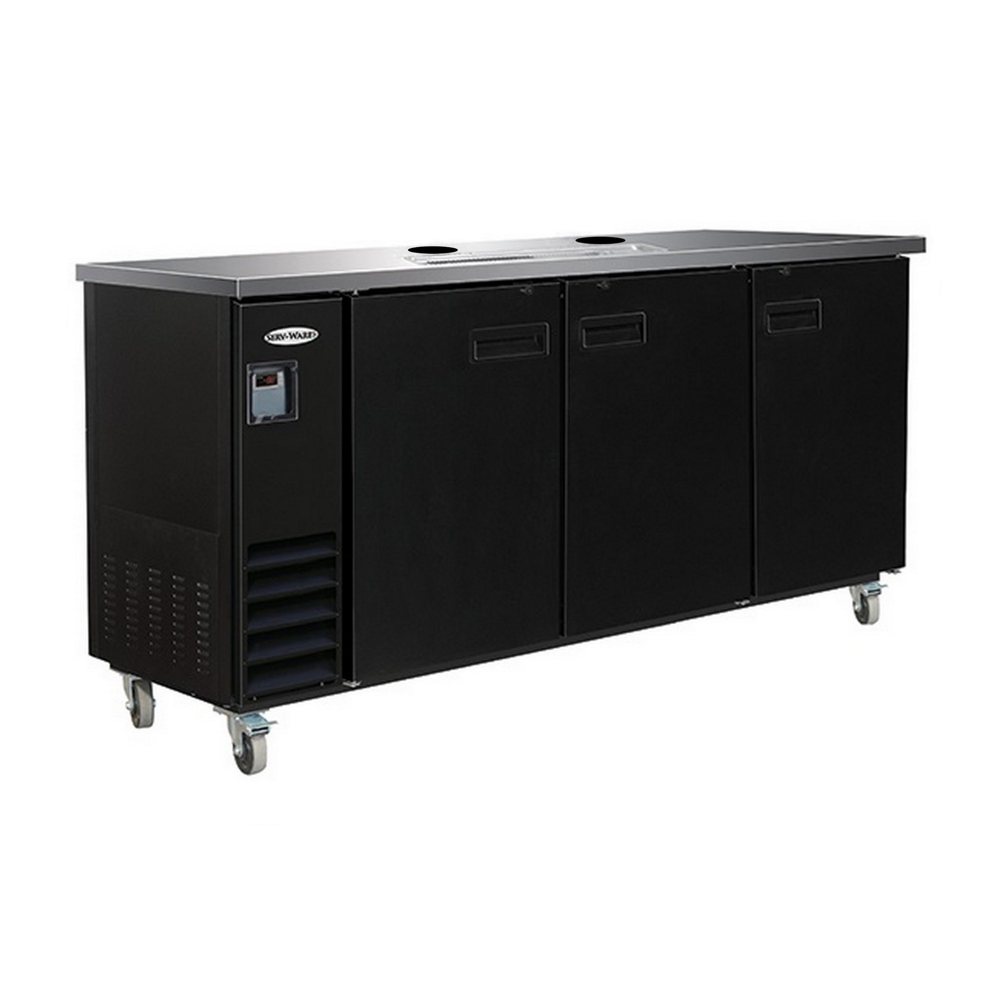 73" Beer Dispenser - 2 Towers, 4 Faucets
