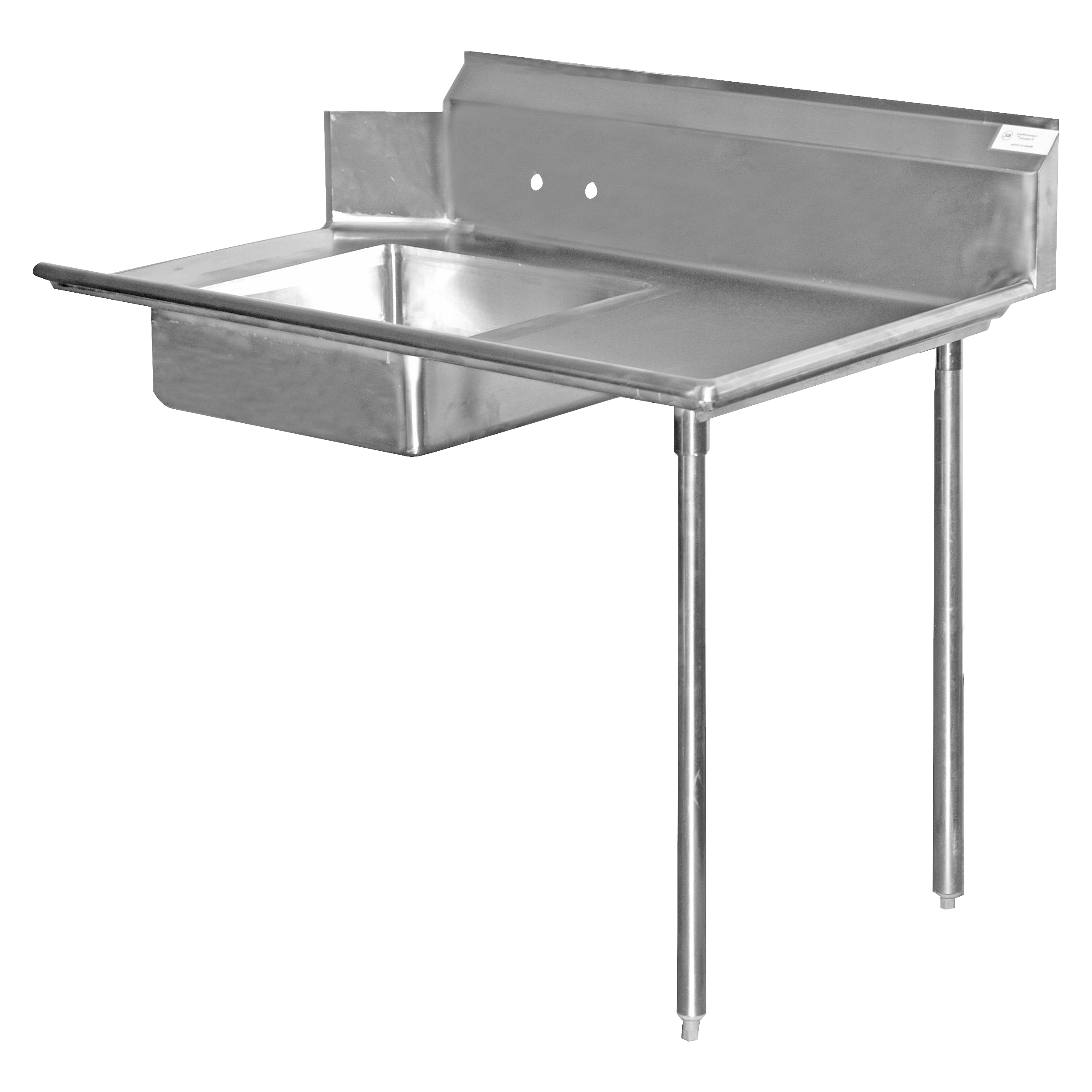 48" Soiled Dish Table (Right)