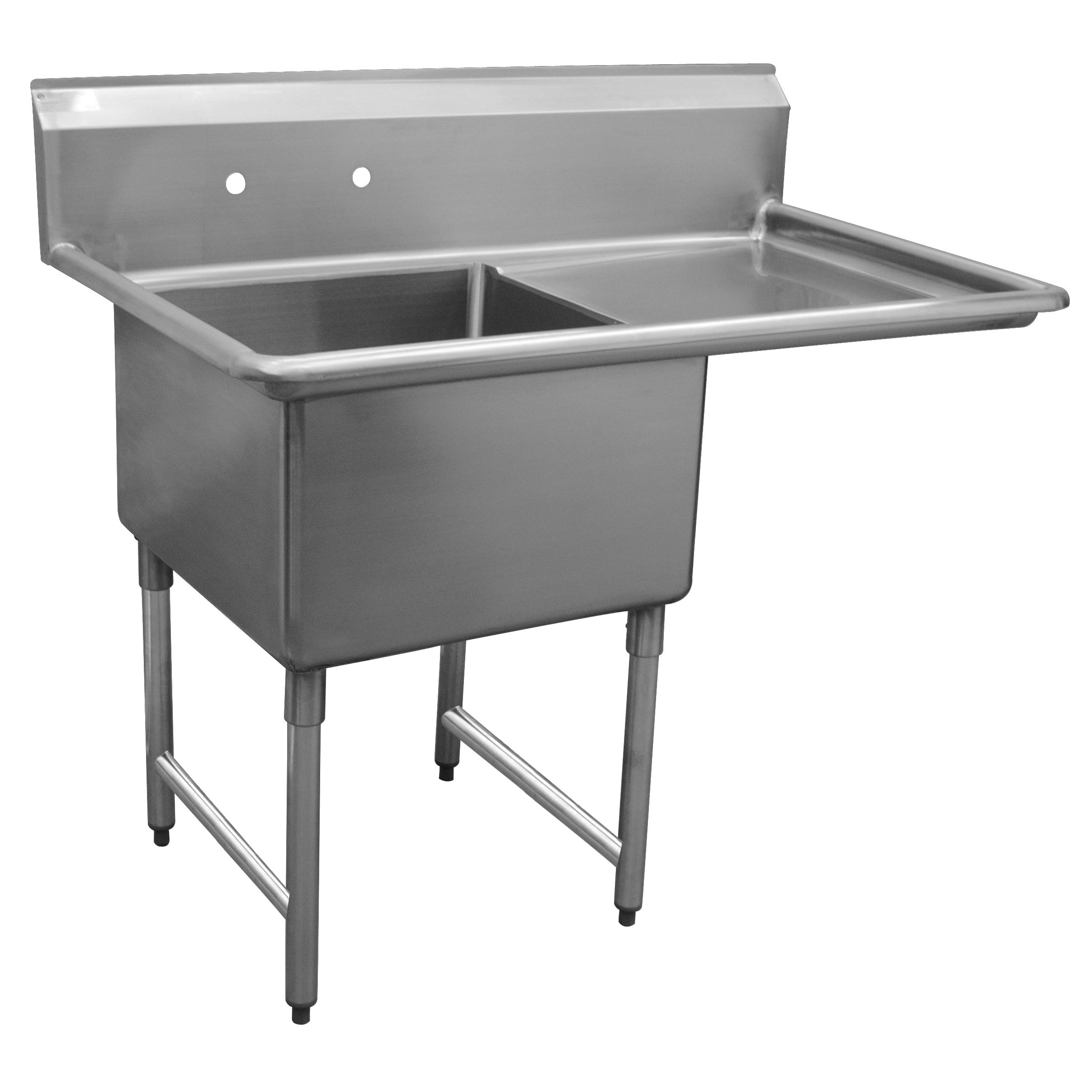 Sinks - 14" Deep Economy 1 Bowl - 23"W x 23.5"D x 45.5"H