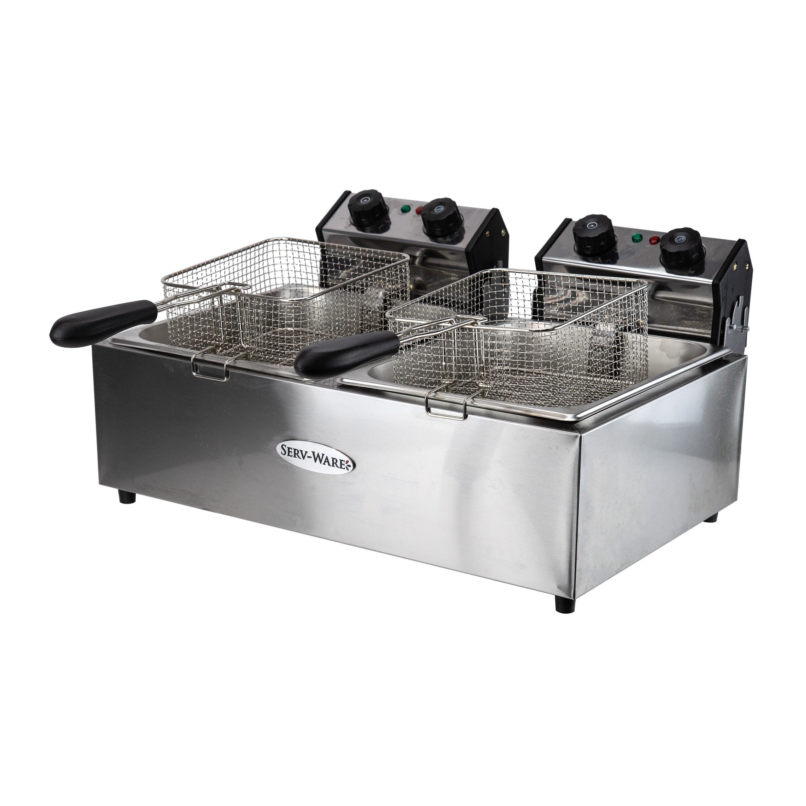 Electric Cooking - Counter Top Fryer Double Tank