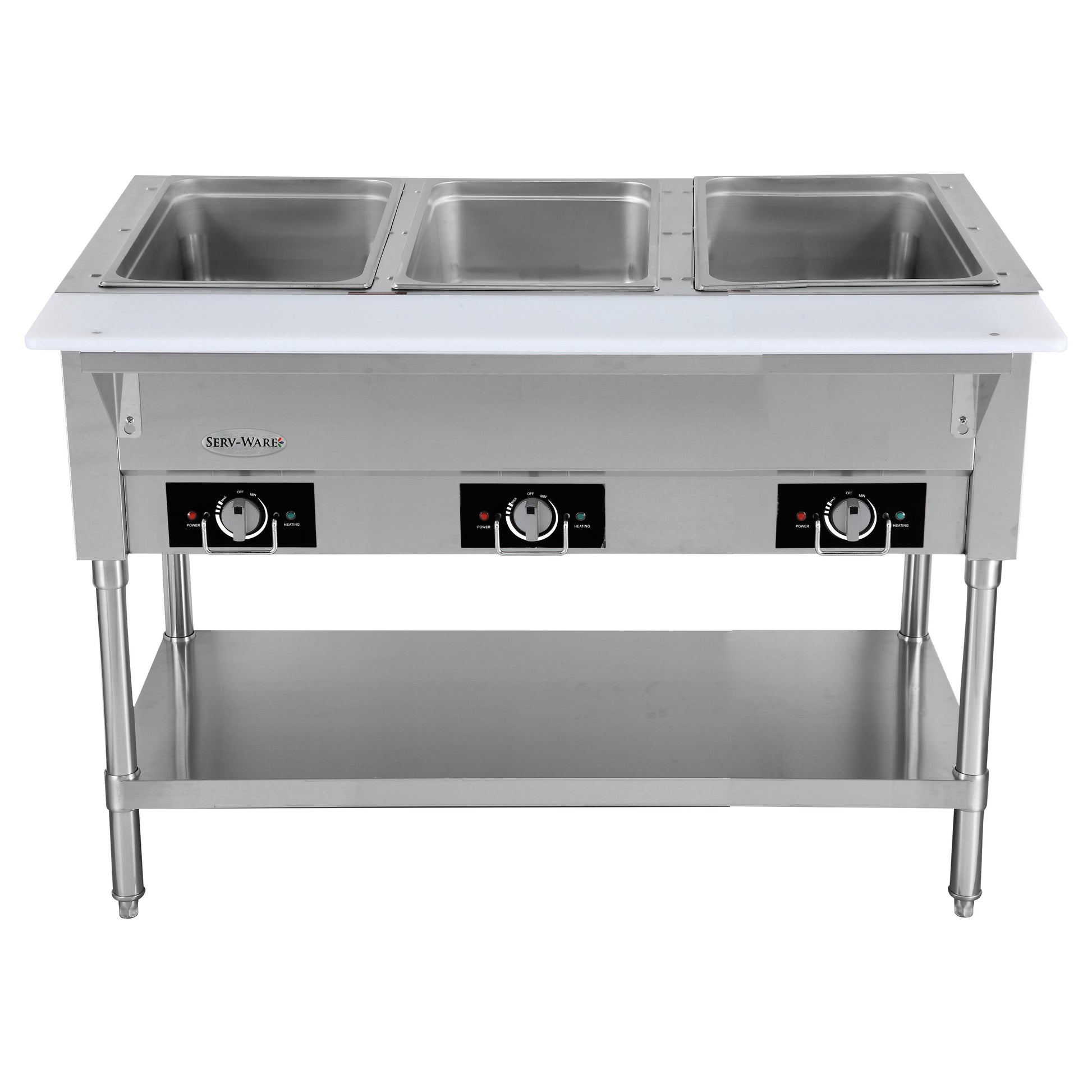3 Open Well Electric Steam Table
