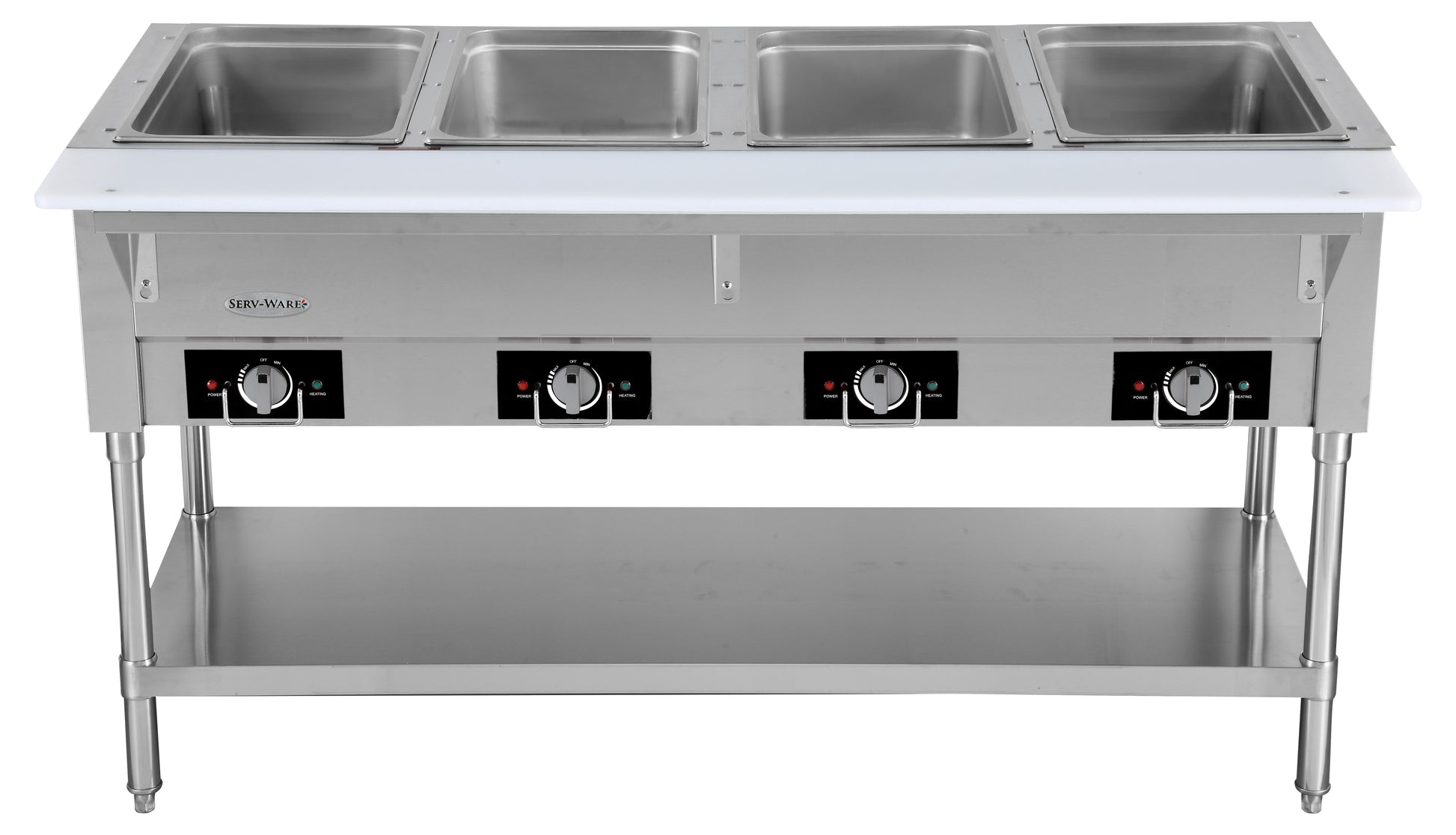 4 Open Well Electric Steam Table