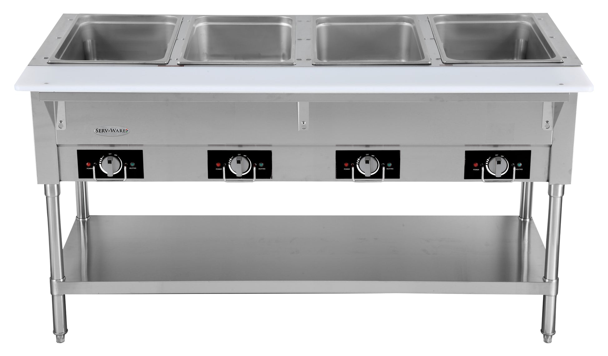 4 Open Well Electric Steam Table