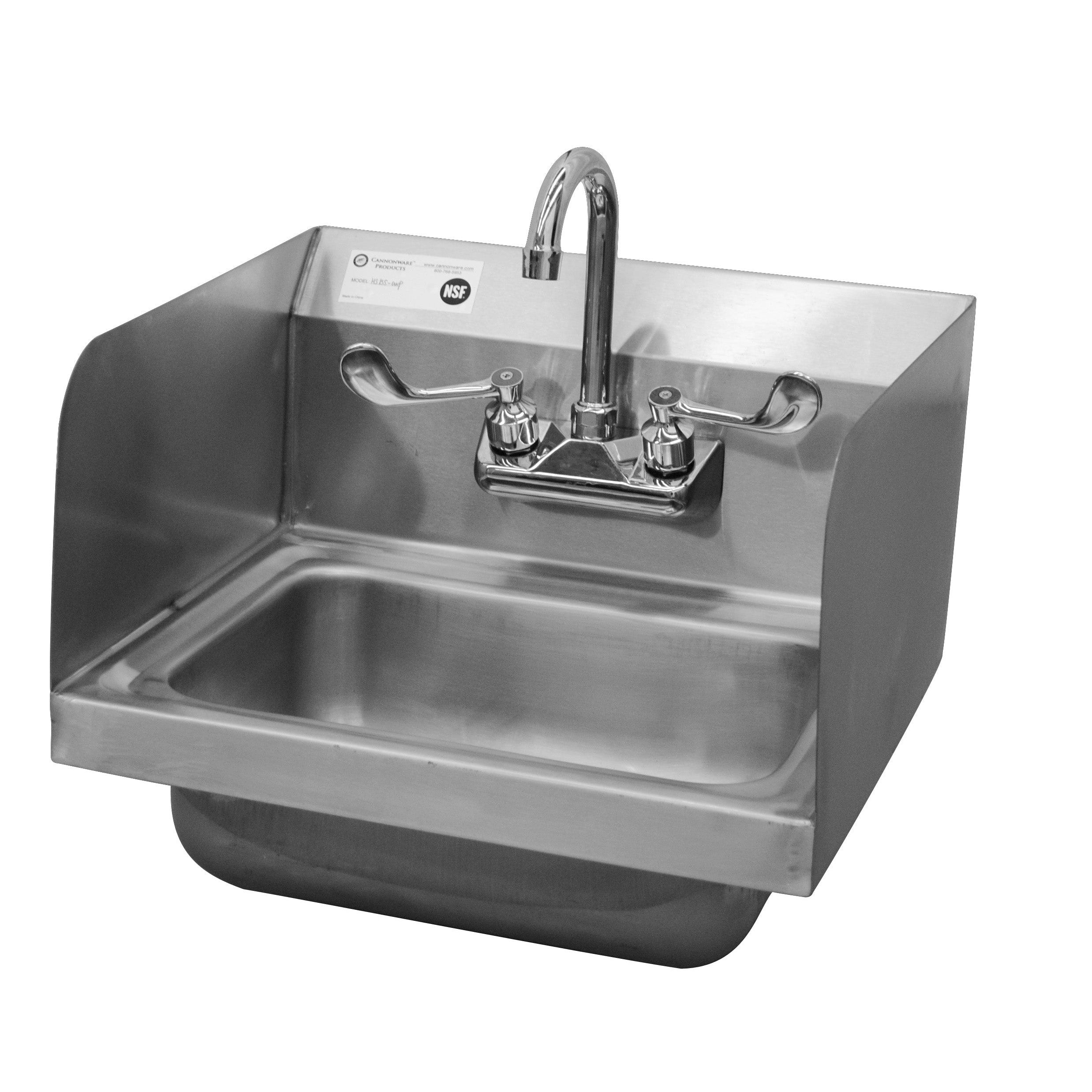 Sinks - S/S Hand Sink with Splash Guards