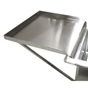 Sinks - Budget Sink Add-On Drainboard, 24"W x 21"D, 18/430 stainless steel