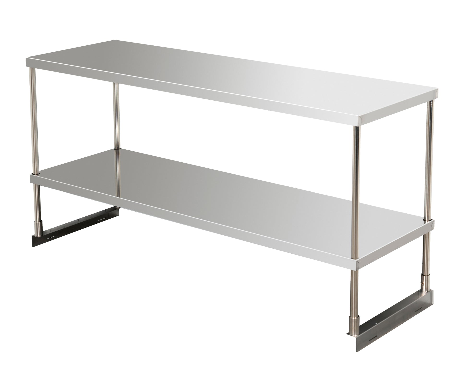 Accessory - 71" PP Overshelf - Dimensions: 73.5" W x 17.25" D x 29.69" H - Double Tier Overshelf