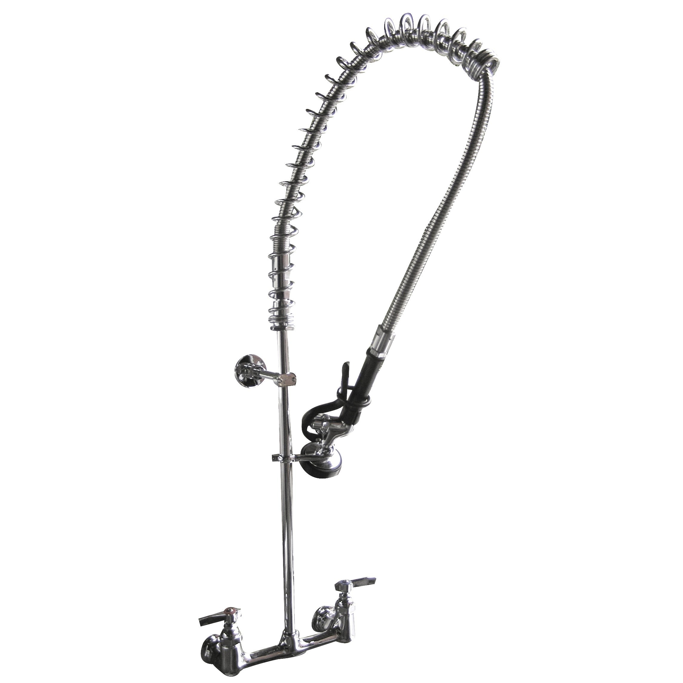 Plumbing - Economy Wall Mount 8 O.C. Pre-Rinse Unit - 1/2" NPT inlets