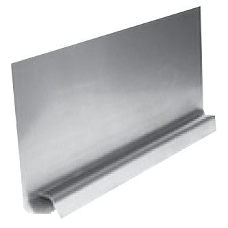 Accessory -18Ga.304S/S Removable Sink End Splash - 1.75" D x 24" W x 12.25" H