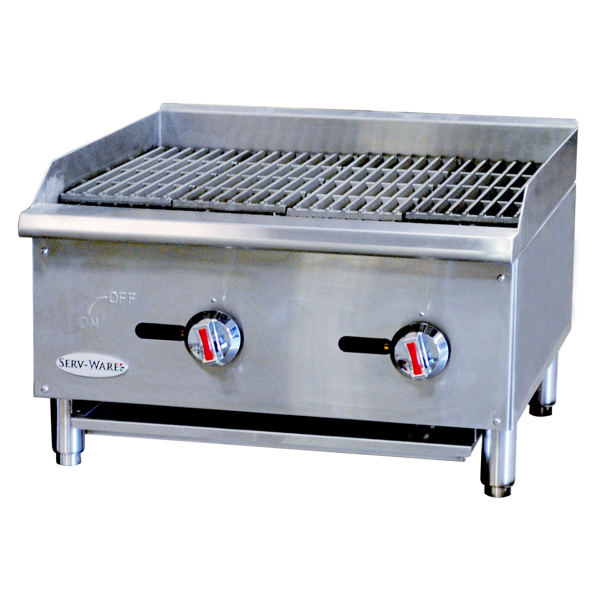 2 Burner Gas Radiant Charbroiler, Natural Gas