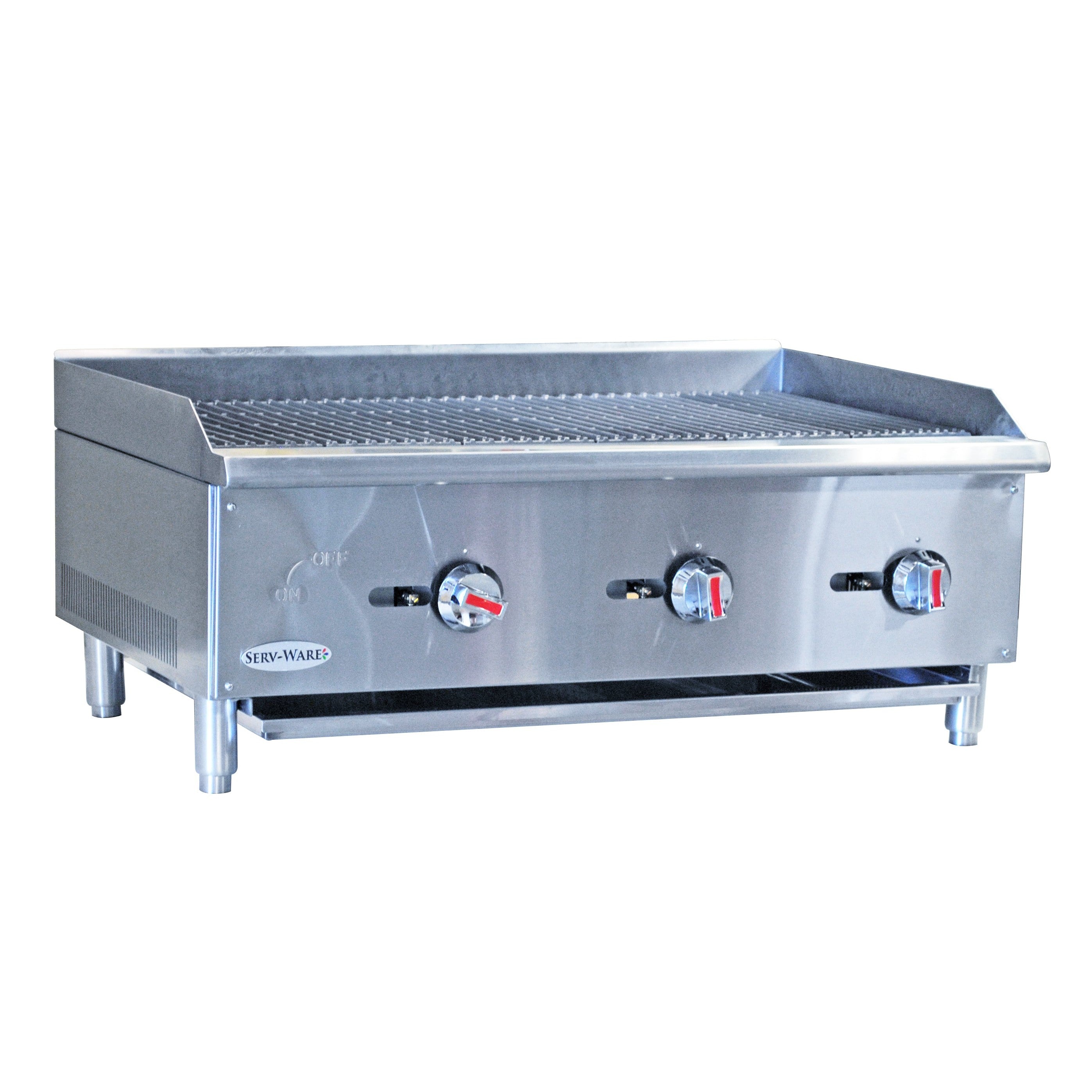 3 Burner Gas Radiant Charbroiler, Liquid Propane