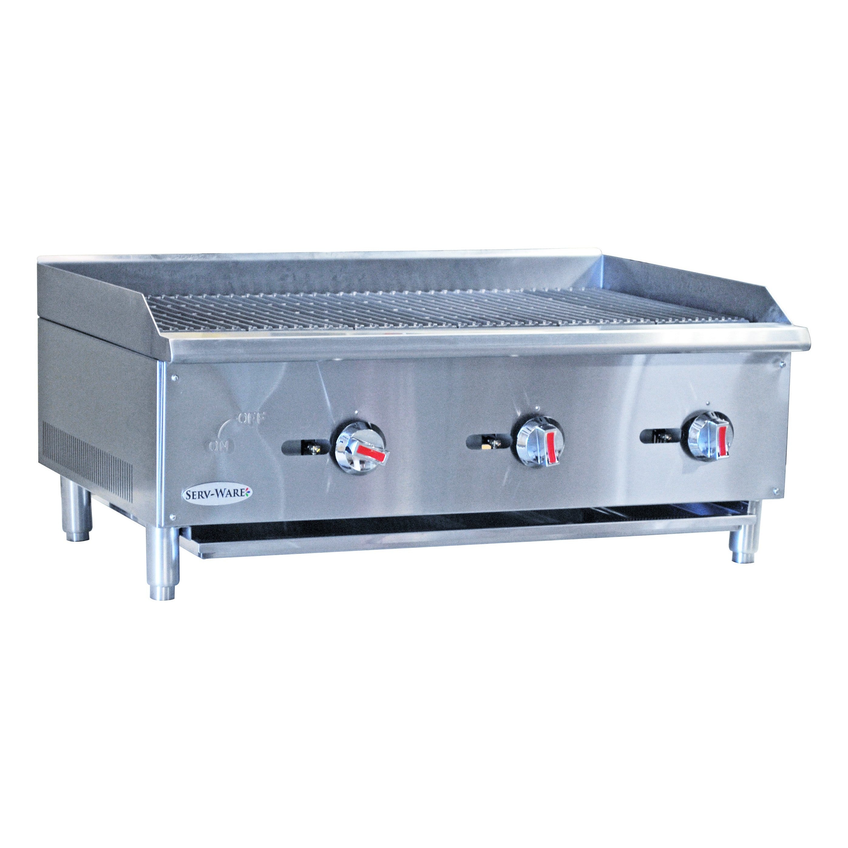 3 Burner Gas Radiant Charbroiler, Natural Gas