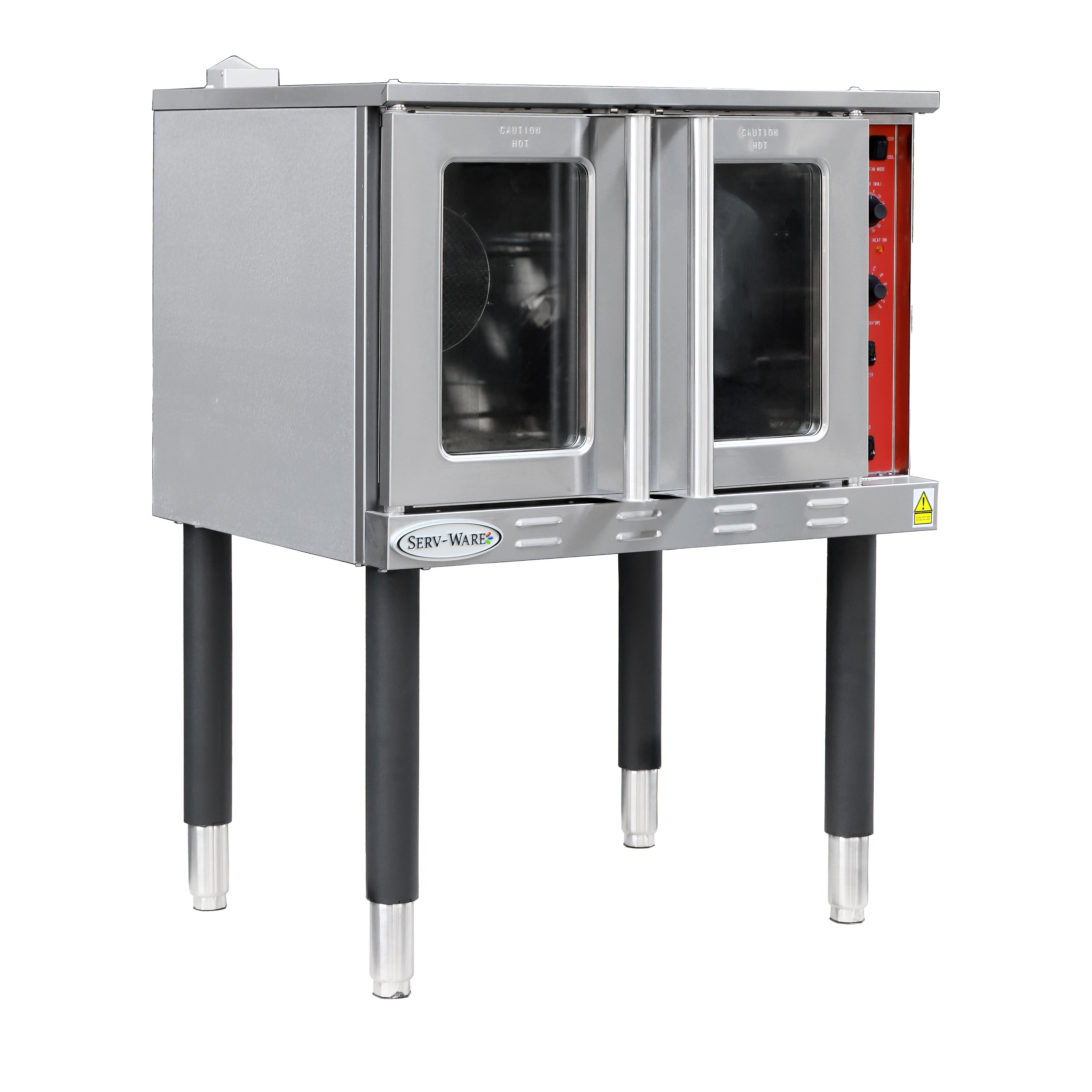 Serv-Ware - Electric Cooking - Electric Single Convection Oven - Dimensions: 38.11" W x 41.46" D x 54.09" H