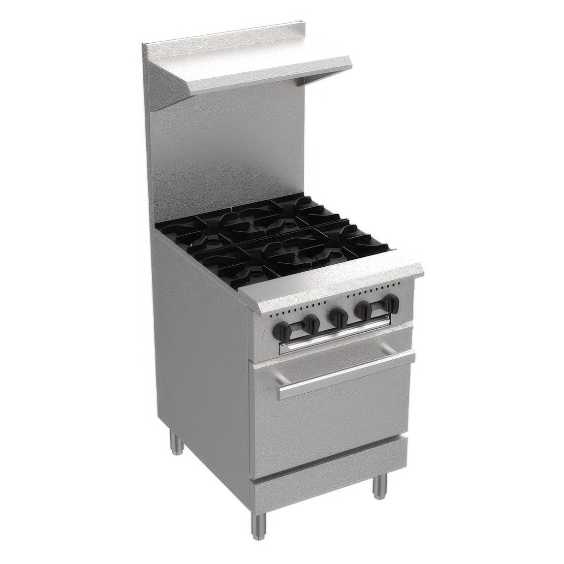 Gas Cooking - Natural Gas - 24" Gas Range with Four (4) Open Burners