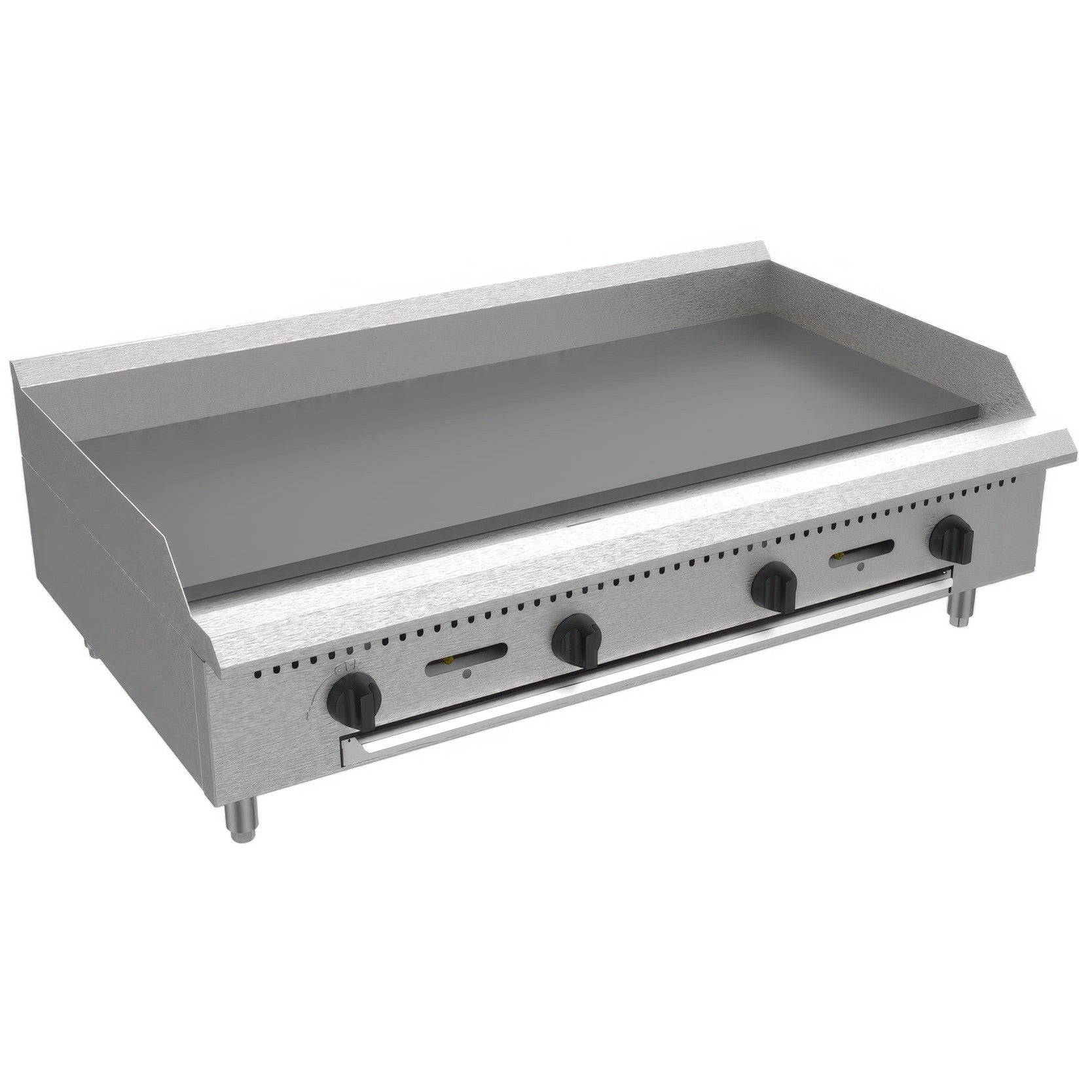 Gas Cooking - 48" Manual Griddle - Natural Gas - Dimensions: 47.99" W x 29.96" D x 16.02" H