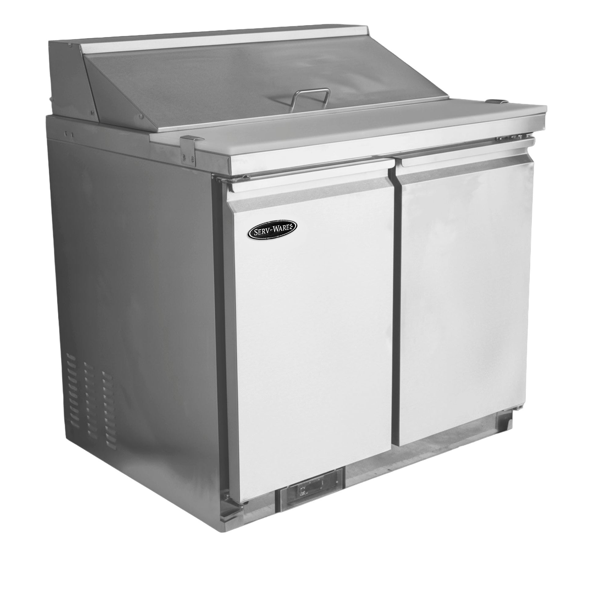 Refrigeration - 10 Pan Sandwich Prep Unit - Dimensions: 36.2" W x 29.9" D x 43.2" H