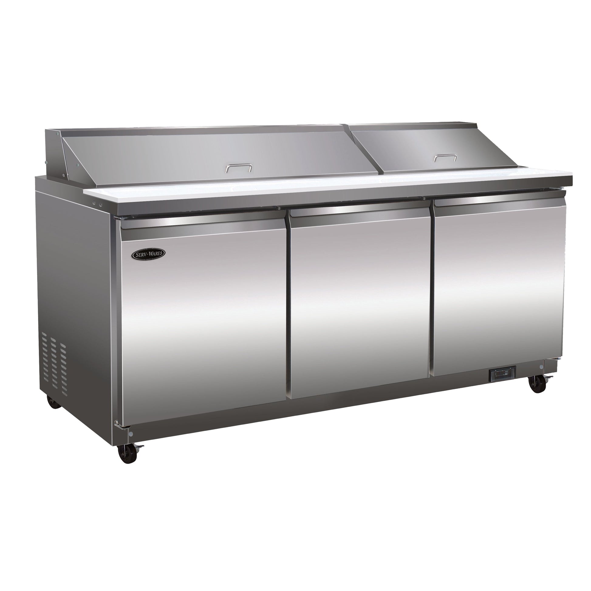 Refrigeration - 18 Pan Sandwich Prep Unit - Dimensions: 71.7" W x 29.9" D x 43.2" H