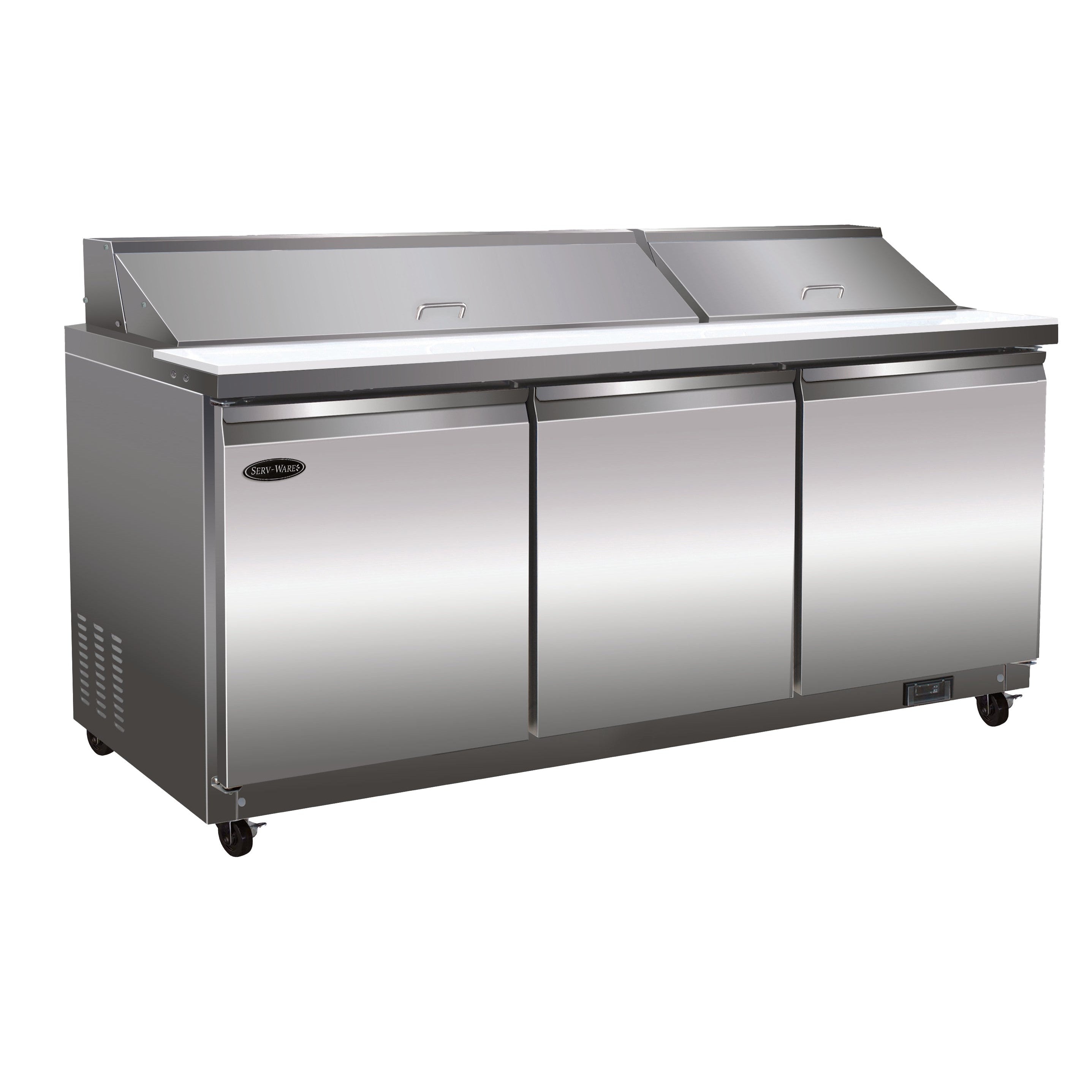 Refrigeration - 18 Pan Sandwich Prep Unit - Dimensions: 71.7" W x 29.9" D x 43.2" H