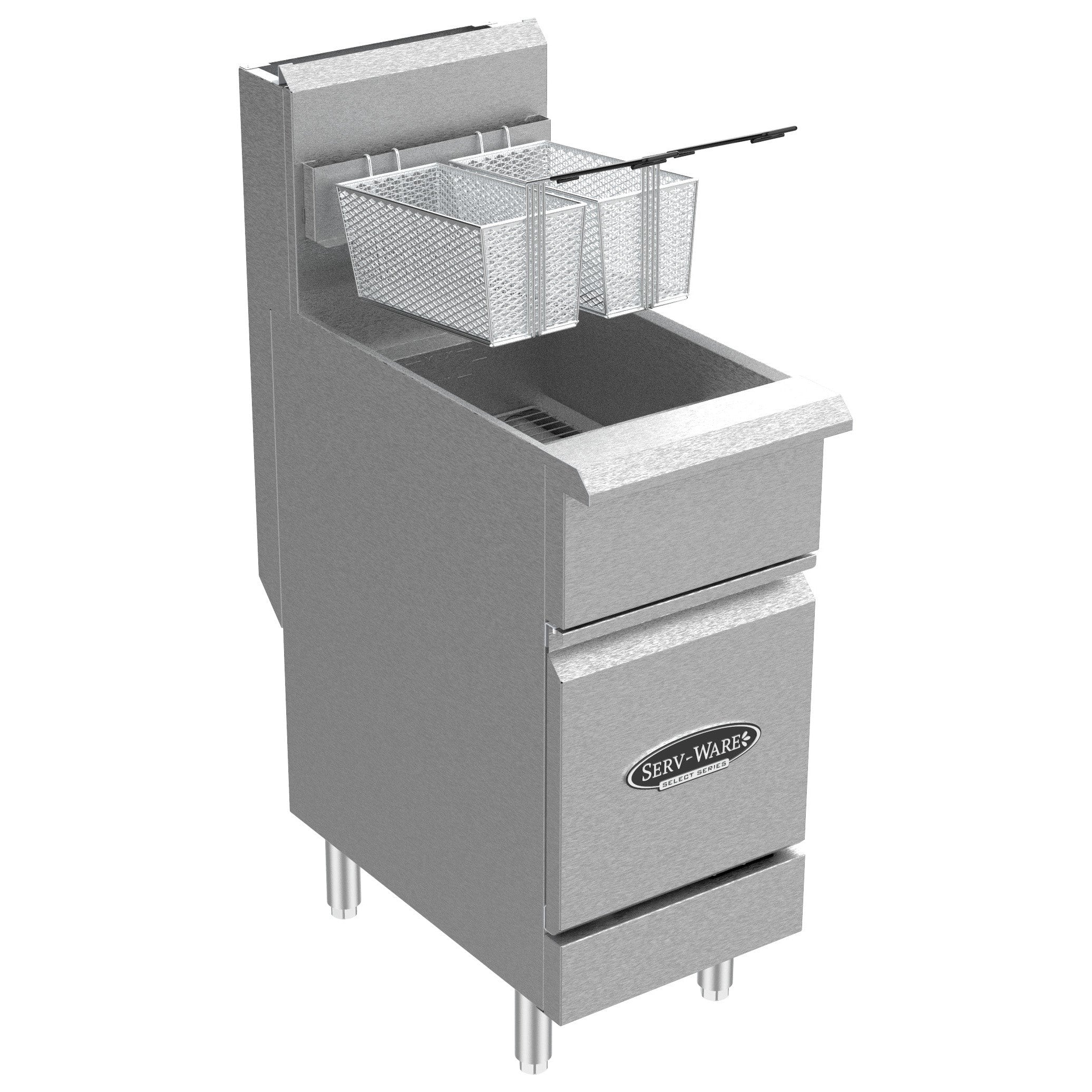 50 LB Deep Fryer, Natural Gas