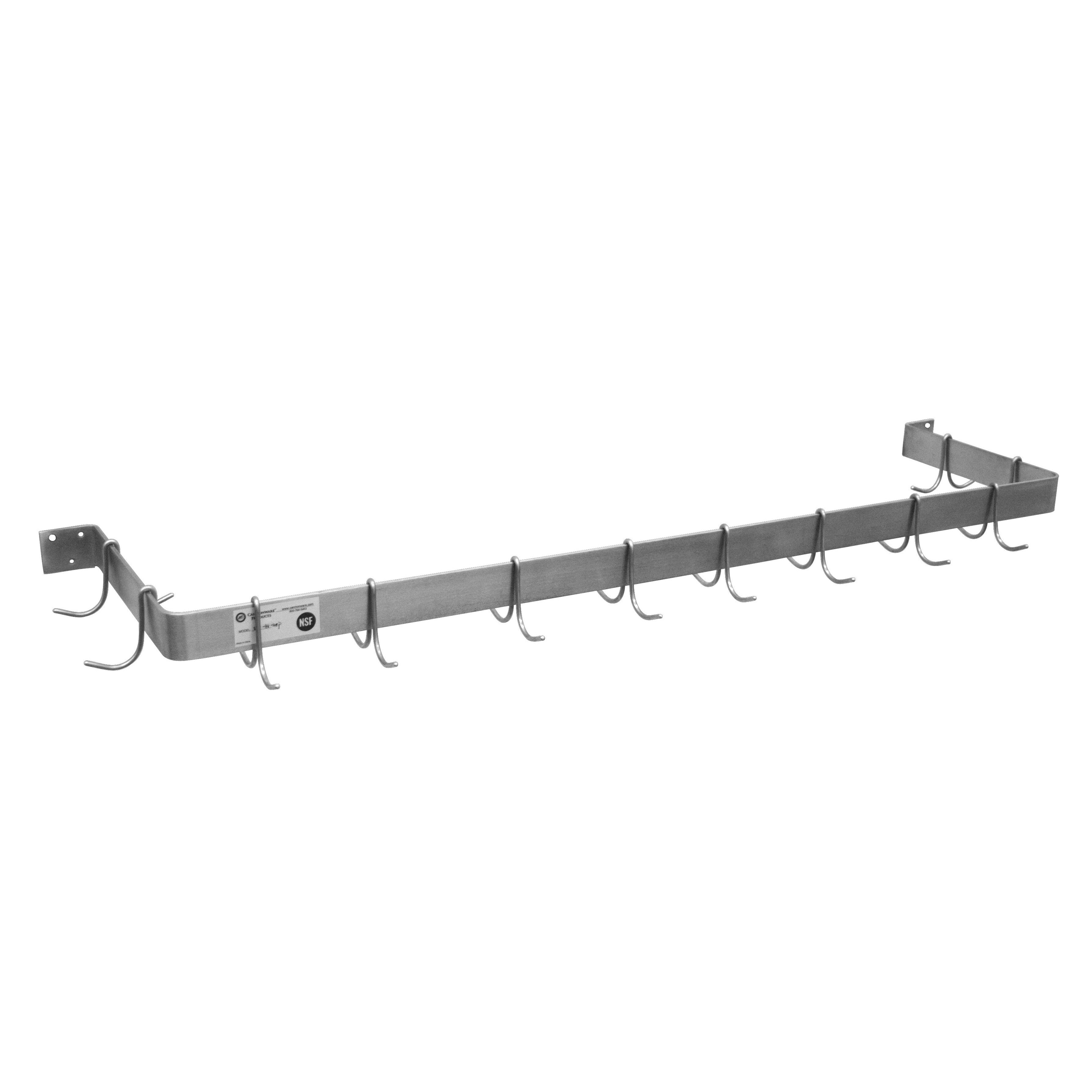 36" Pot Hook Rack w/ 3 Hooks