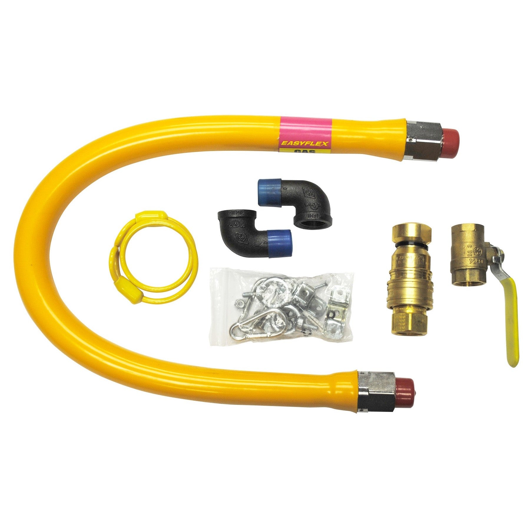 Gas Cooking - 36" Gas Hose Kit with install hardware