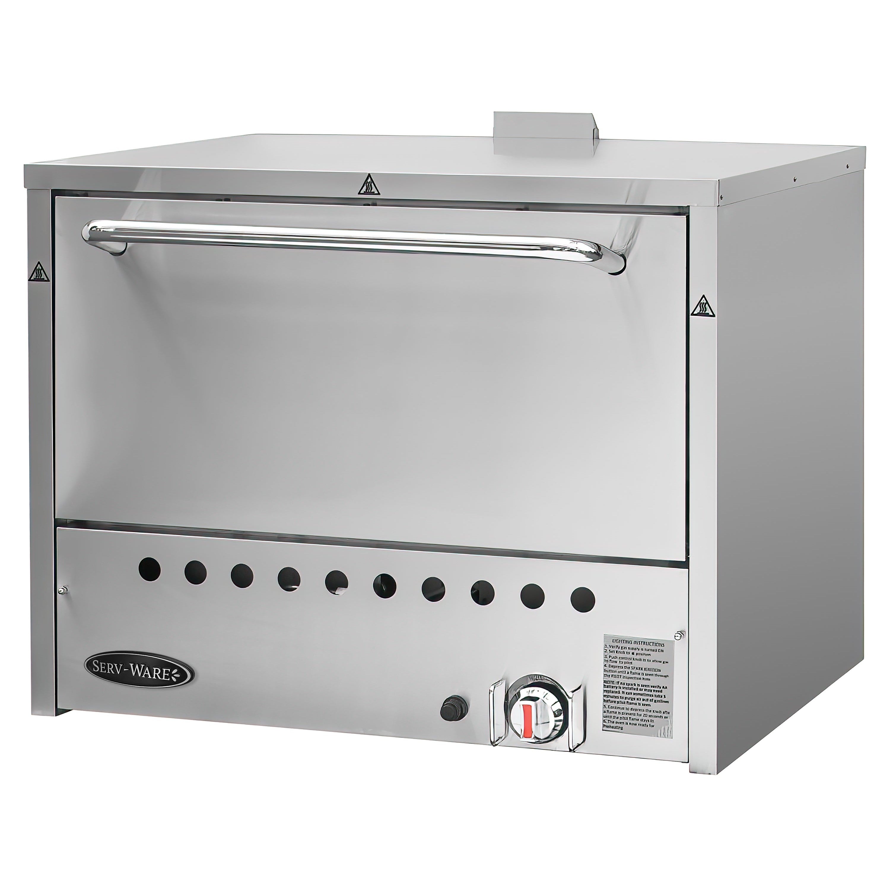 Gas Cooking -Gas Pizza Oven - Natural Gas - 32.28" W x 26.42" D x 29.57" H