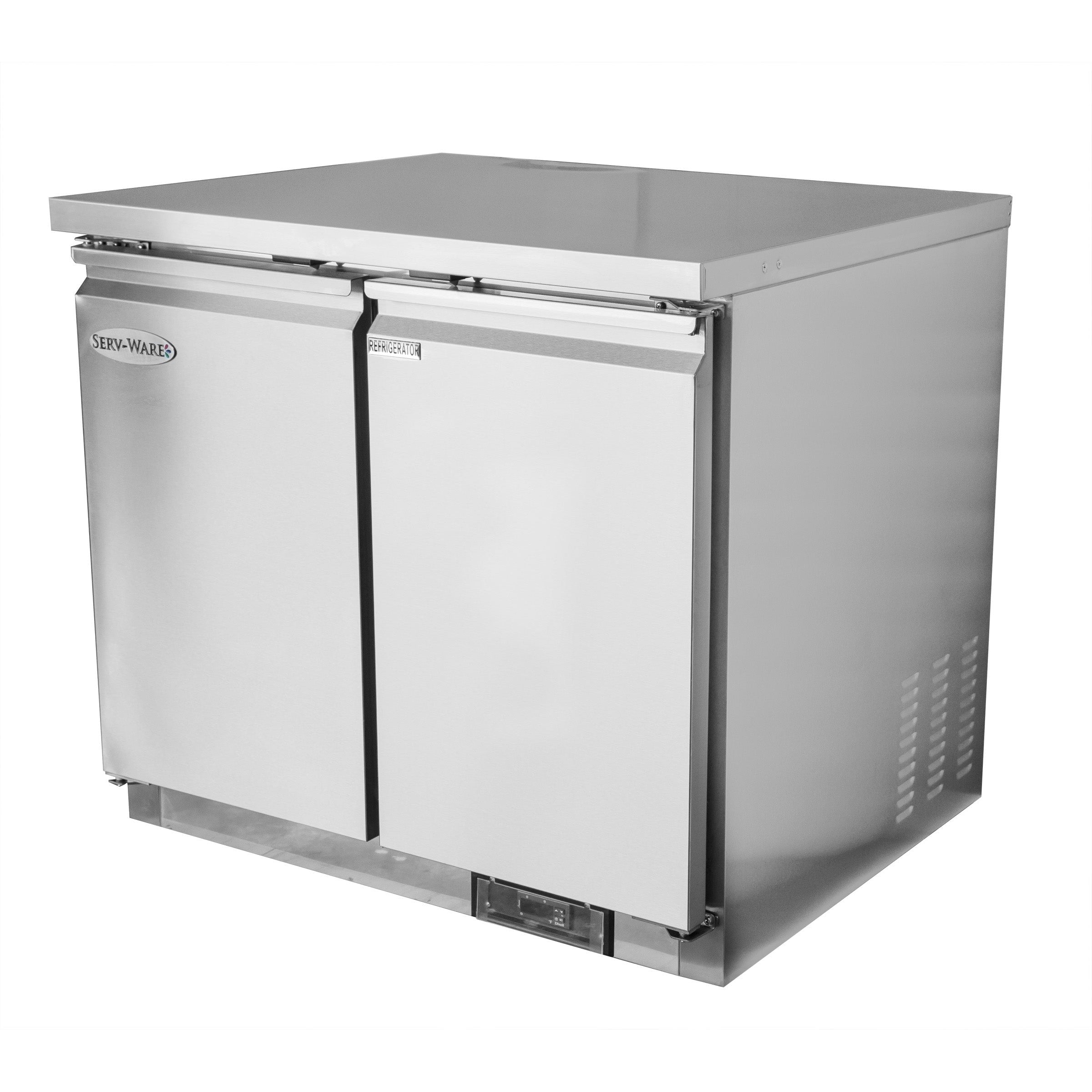 Refrigeration - 7.7 cu. ft. Undercounter Freezer - Dimensions: 36.4" W x 29.9" D x 35.5" H