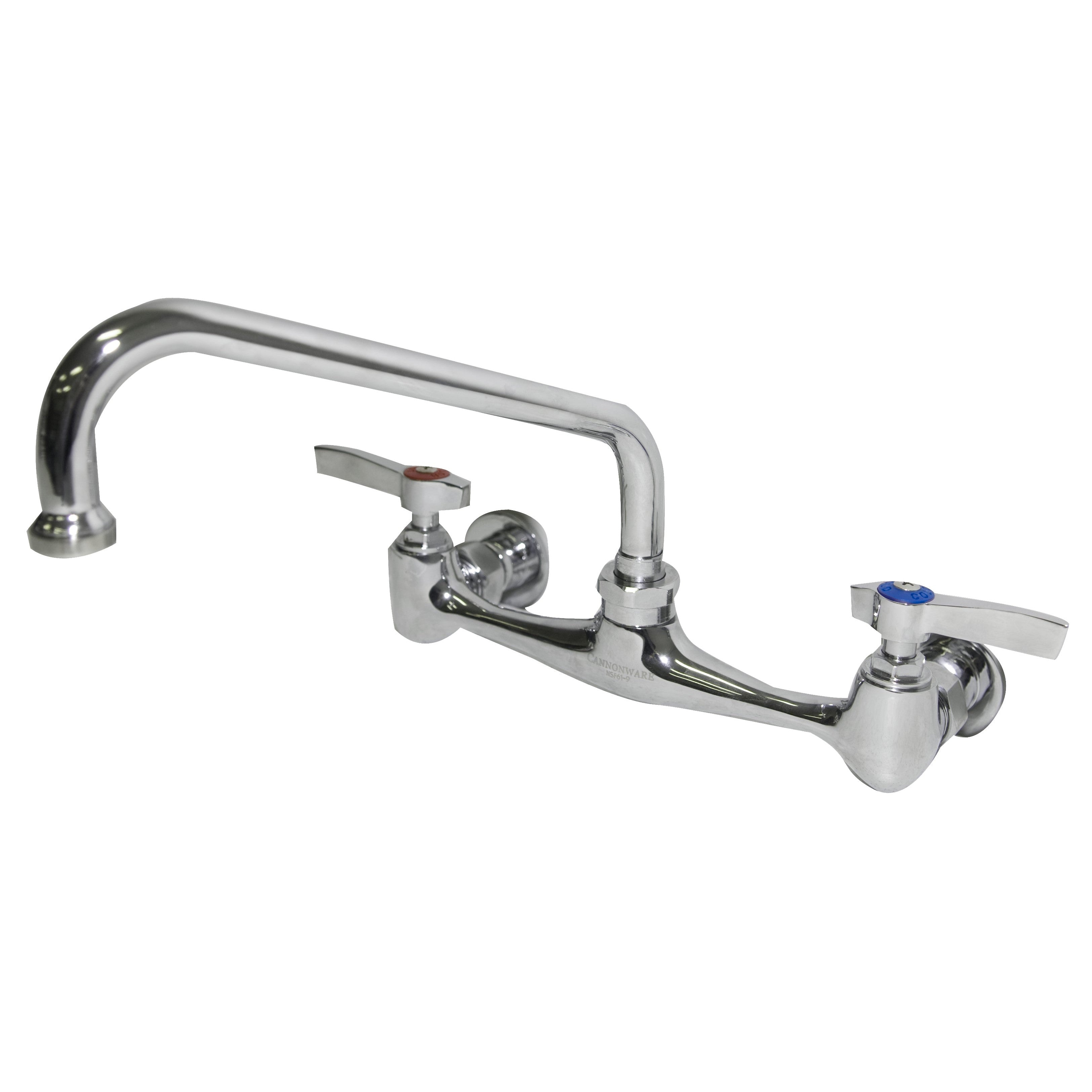 Plumbing - Wall Mount Faucet 8" Center 8" Spout